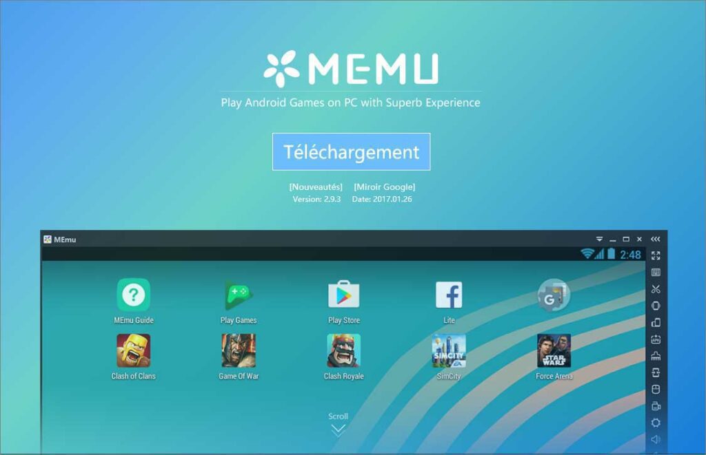 معرفی شبیه سازهای اندروید 10 معرفی MEmu