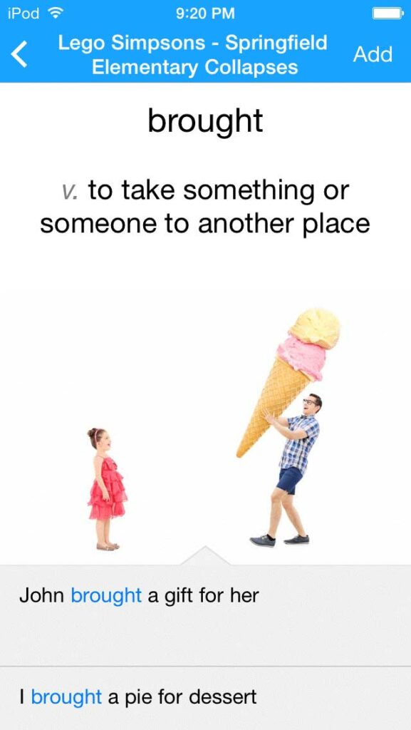 آشنایی با نرم افزارهای آموزش زبان انگلیسی (رایگان) 4 FluenTU app screen