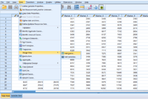 ادغام متغیرها در SPSS