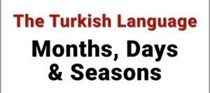 ماه های ترکی
