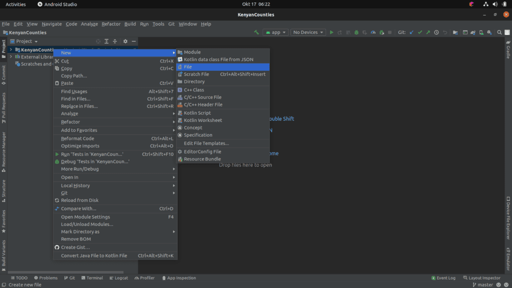 افزودن فایل پیکربندی برای Jitpack