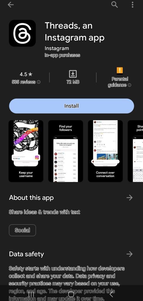 اپلیکیشن Threads – خطر در بیخ گوش توییتر 3 دانلود برنامه Threads