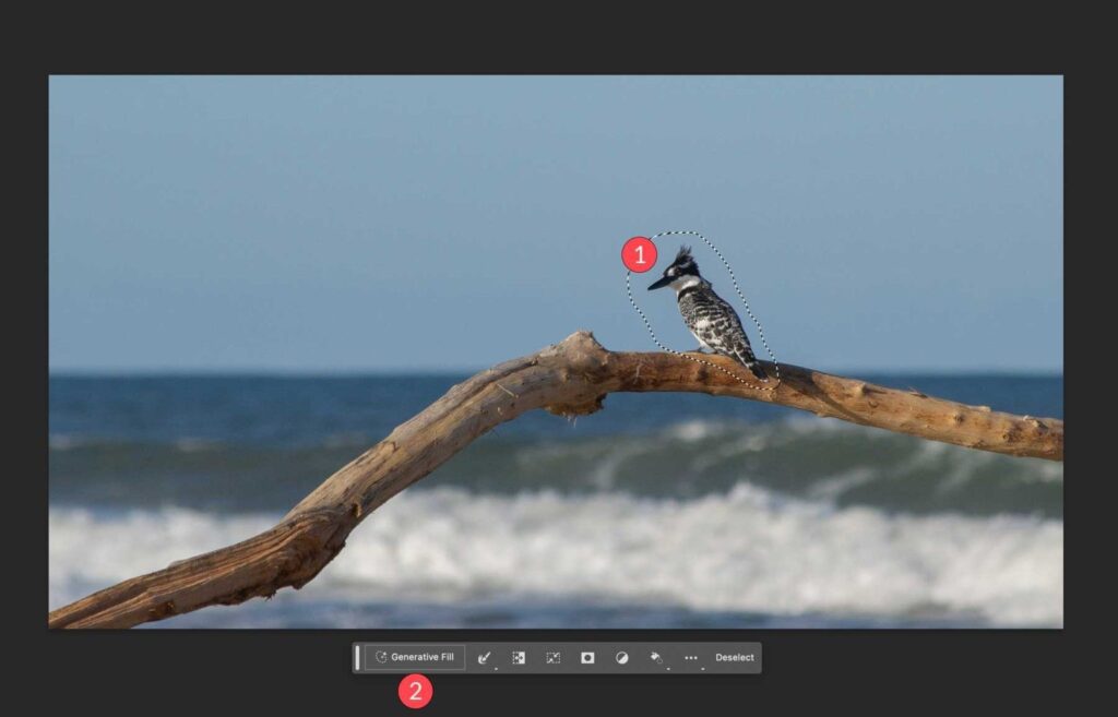 حذف اشیا از تصویر با فتوشاپ هوش مصنوعی