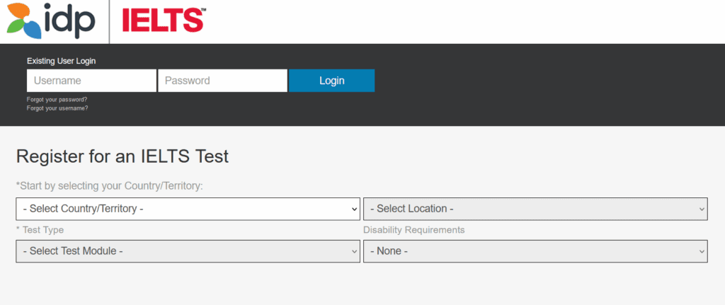 آموزش کامل نحوه ثبت نام آزمون آیلتس به صورت گام به گام 2 انتخاب نوع آزمون آیلتس