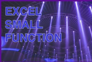 آموزش SMALL در اکسل