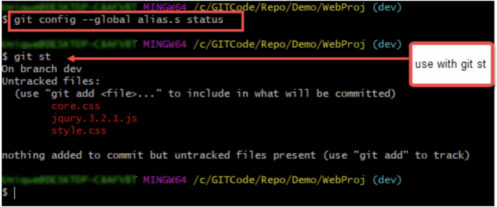 نکات و ترفندهای گیت - بررسی 31 ترفند کابردی Git 24 git alias