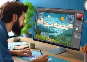 آموزش شطرنجی کردن عکس در فتوشاپ