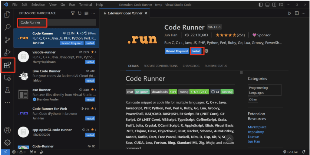 آموزش جاوا اسکریپت در ویژوال استودیو 3 نصب ماژول یا افزونه های جاوا اسکریپت در vscode