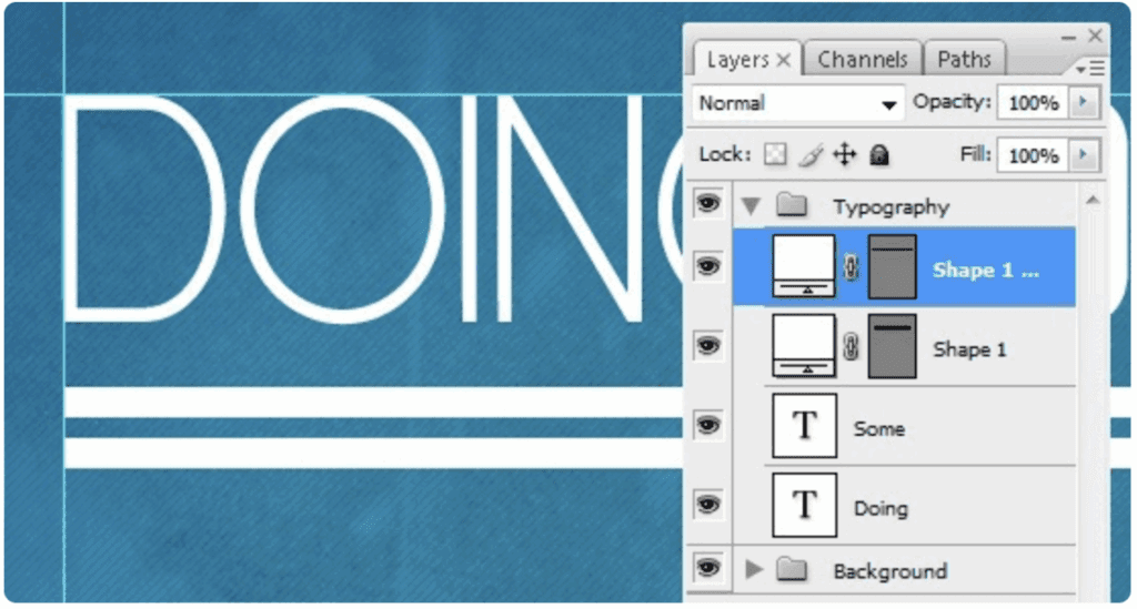 ساخت پوستر در فتوشاپ به صورت عملی 16 ابزار Rectangle (U)