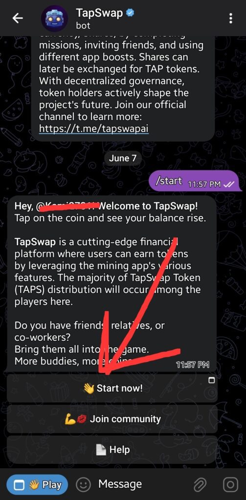 تاپ سواپ چیست و آیا وقت گذاشتن روی آن ارزشش را دارد؟ 4 دسترسی به ربات TapSwap