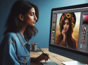 آموزش فتوشاپ عکس پرتره