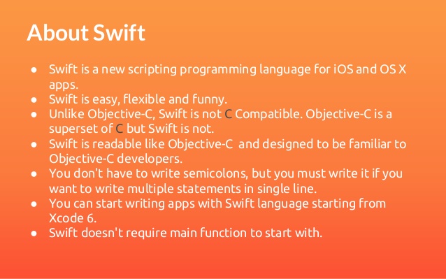 چرا باید زبان برنامه نویسی Swift را یاد بگیریم؟