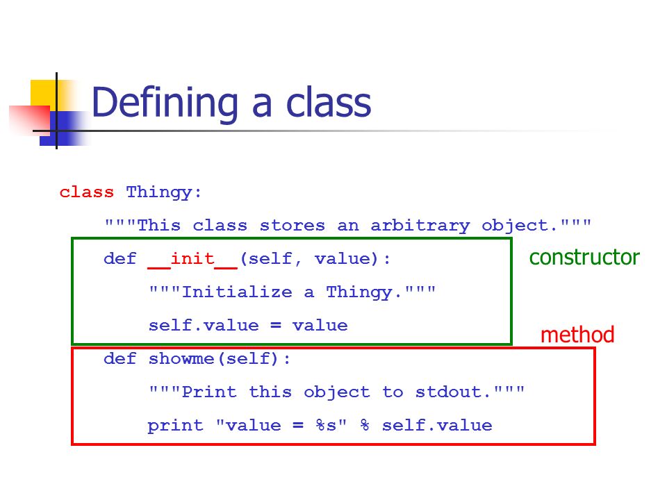 How to build a class in Python