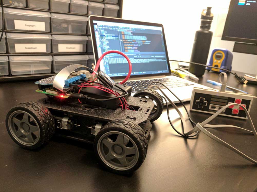 آموزش ساخت ربات با برنامه نویسی رزبری پای