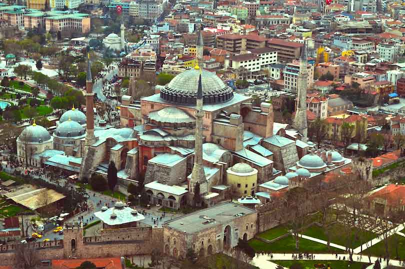 ایا صوفیه از مناطق دیدنی استانبول