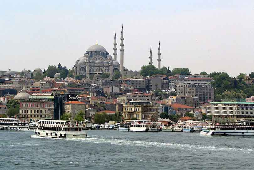 مسجد سلیمانیه از مناطق دیدنی استانبول
