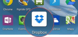 برنامه Dropbox
