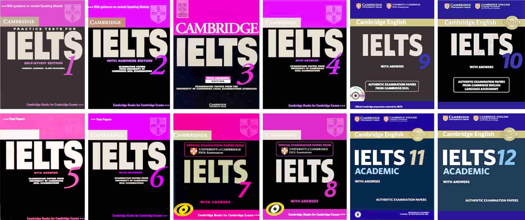 Cambridge IELTS Book (Numbers 10 to 15)