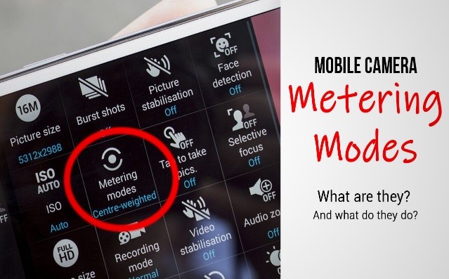 Metering Mode در تنظيمات دوربین گوشی