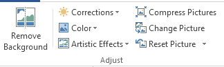 بخش Adjust (تنظیم):