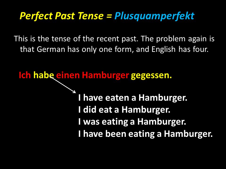 گذشته کامل در زبان آلمانی