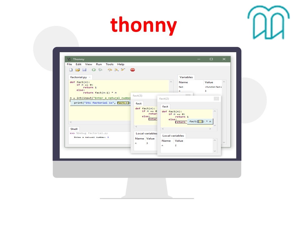 Thonny یک IDE برای پایتون 
