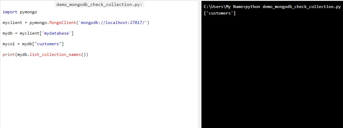 افزودن به مجموعه در پایگاه داده MongoDB