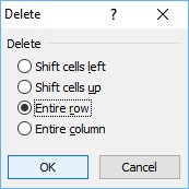 چگونه ردیف‌های خالی در اکسل را حذف کنیم؟