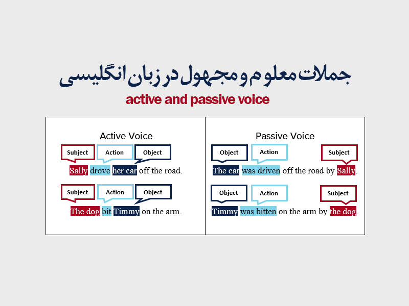 جملات معلوم و مجهول