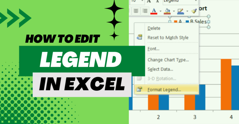 legend در اکسل چیست و چگونه می‌توان از آن استفاده کرد؟