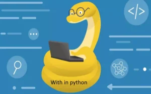 دستور With در پایتون