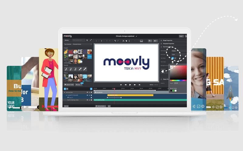 Moovly سیستم سریع آنلاین ایجاد ویدئو و انیمیشن متحرک