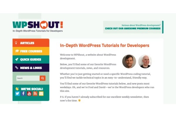  WPShout - یادگیری توسعه وردپرس