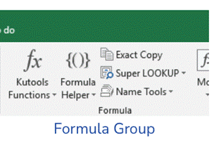 بخش Formula Group در kutools