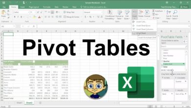 pivot table در اکسل