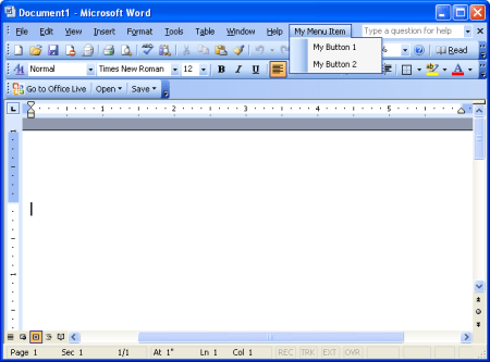 آشنایی با محیط کار نرم‌افزار Microsoft Word