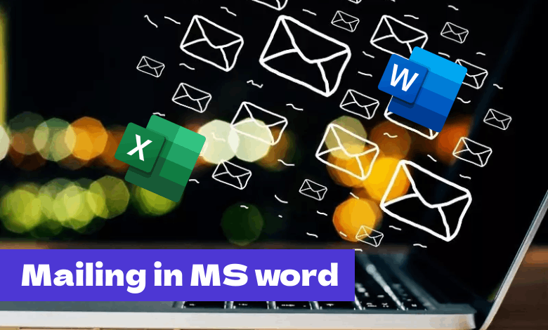 آموزش قسمت mailings در ورد 