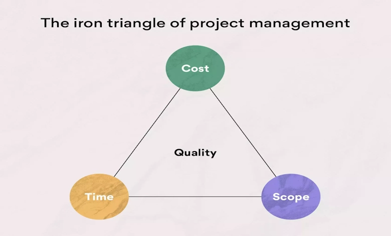 A diagram of a project management Description automatically generated