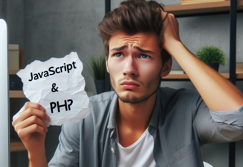 مقایسه javascript با php