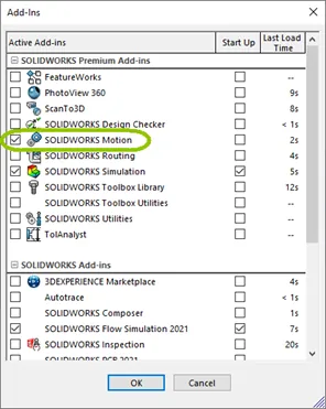 آموزش solidworks motion study همراه با تنظیم و اجرای تحلیل حرکت