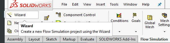 استفاده از Setup Wizard برای انتخاب تنظیمات پروژه