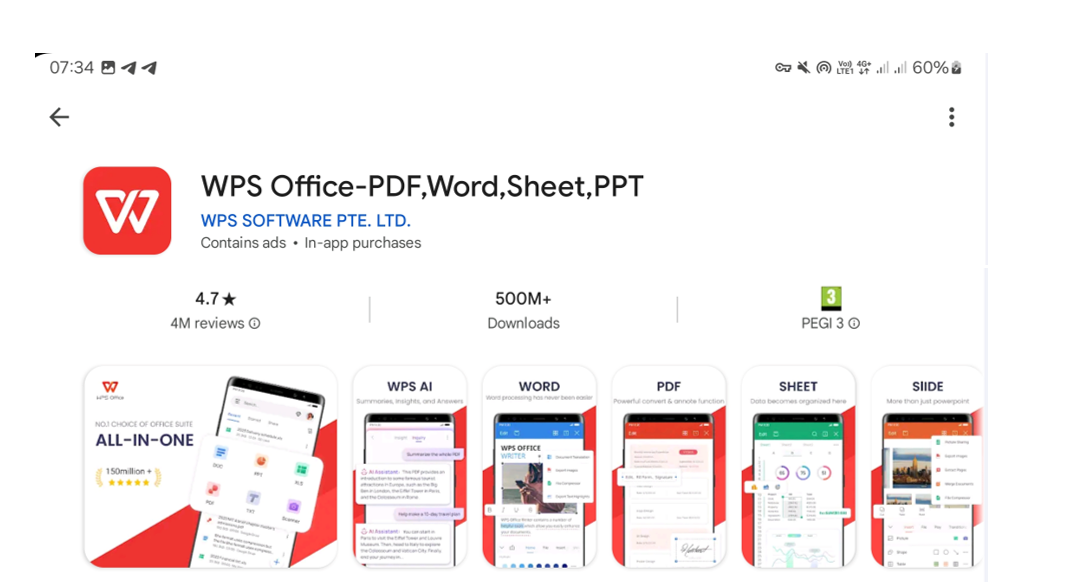 WPS Office - اپلیکشنی با امکانات بی‌نظیر