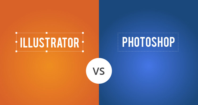 Photoshop در مقابل Illustrator