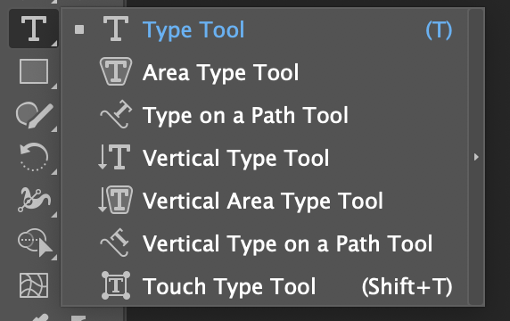 ابزار Type Tool