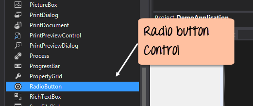 دکمه رادیویی یا RadioButton