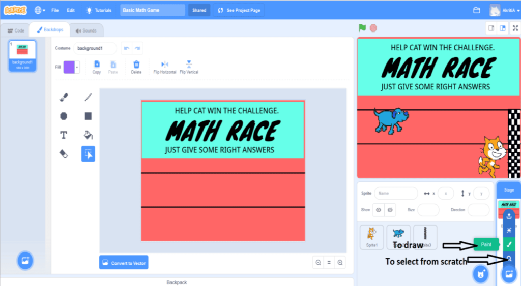 Math Games In Scratch