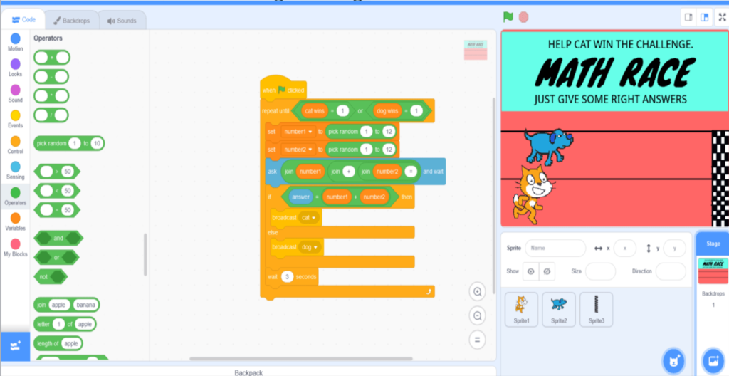 Math Games In Scratch