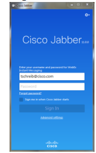 راهنمای کار با نرم افزار Cisco jabber بر روی دسکتاپ