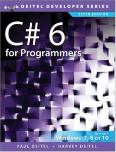 کتاب C# 6 for Programmers نوشته شده توسط Paul J. Deitel