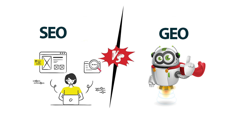 تفاوت GEO و SEO